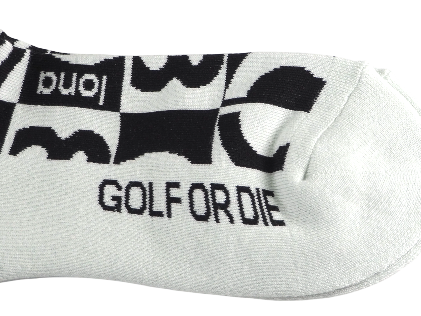 Quadra Jacquard Crew Socks | MEN | ソックス | ホワイト/ブラック | メンズ | ゴルフ