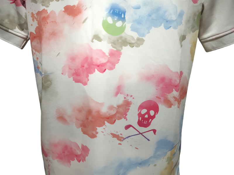 【木村拓哉さん着用】Pulse Camo Polo | ポロシャツ | ホワイト | メンズ | ゴルフウェア