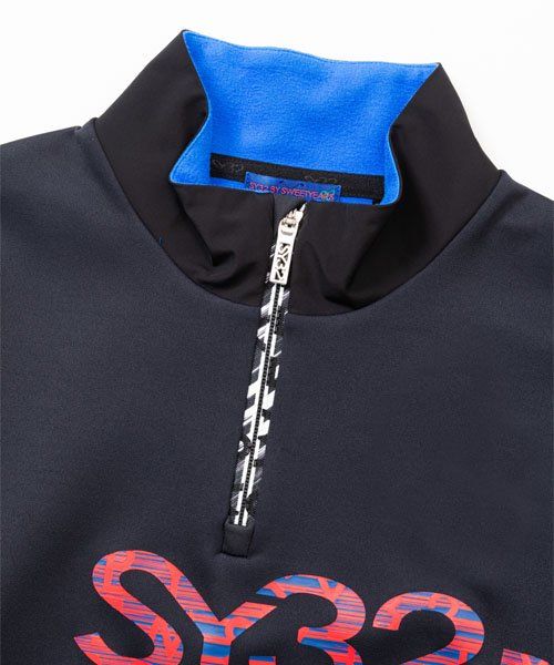 ZIP UP LIGHT STRETCH MILANO SHIRTS | ZIPシャツ | ネイビー | メンズ | ゴルフウェア
