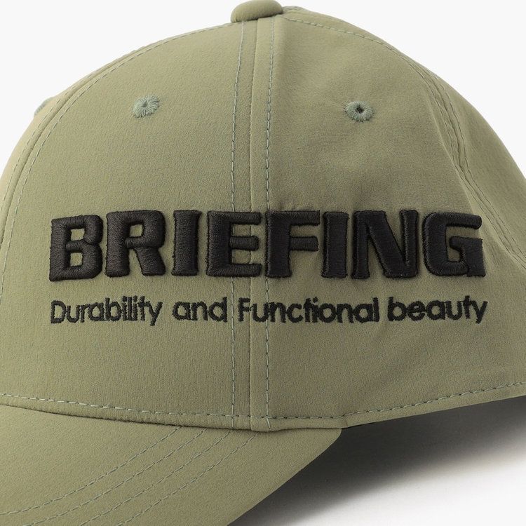 BRIEFING GOLF - ROUND LOGO CAP | キャップ | ベージュ | ユニ
