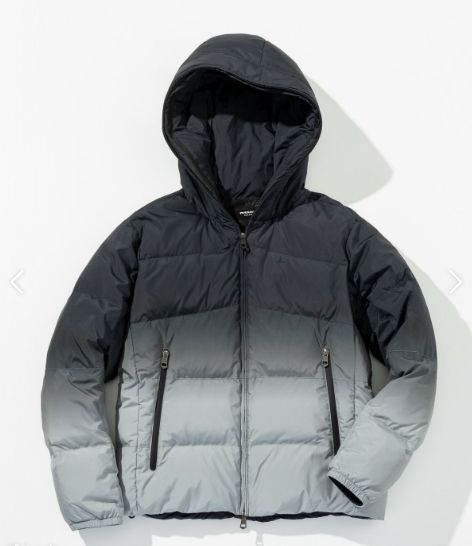 グラデーションダウンジャケット | ダウンジャケット | ブラック | メンズ