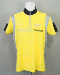 DRY&UVエンボスHIZIP | モックネック | 半袖Tシャツ | イエロー | メンズ | ゴルフウェア