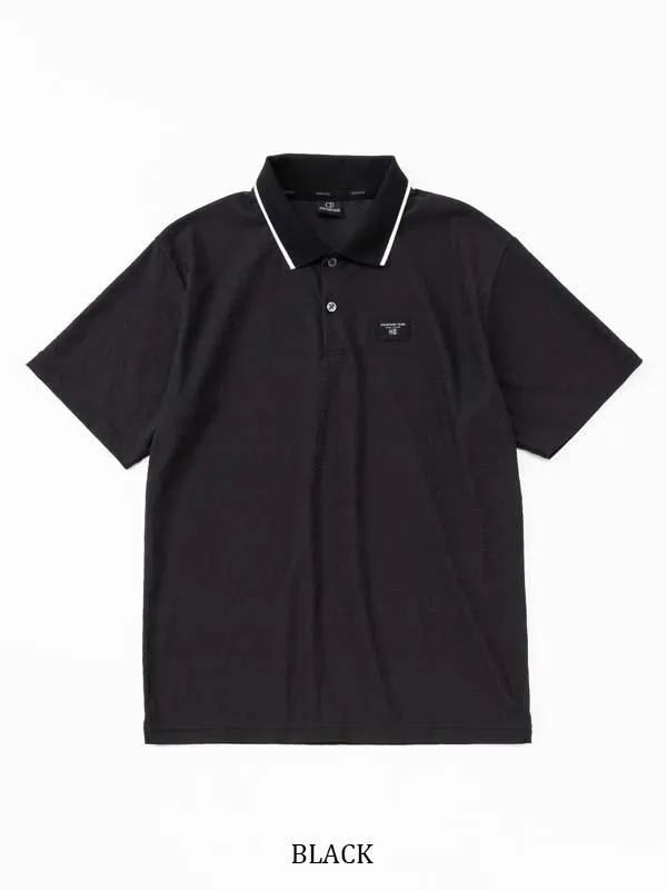 PIN JQ LINE POLO | ポロシャツ | ブラック | メンズ | ゴルフウェア