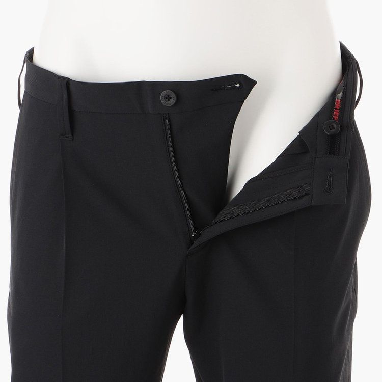 MENS PIQUE SINGLE PLEATED DRESS PANTS | パンツ | ブラック | メンズ | ゴルフウェア