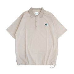 アロヘアテックポロ S/S (Pitch＆Run) | ポロシャツ | ベージュ | メンズ | ゴルフウェア