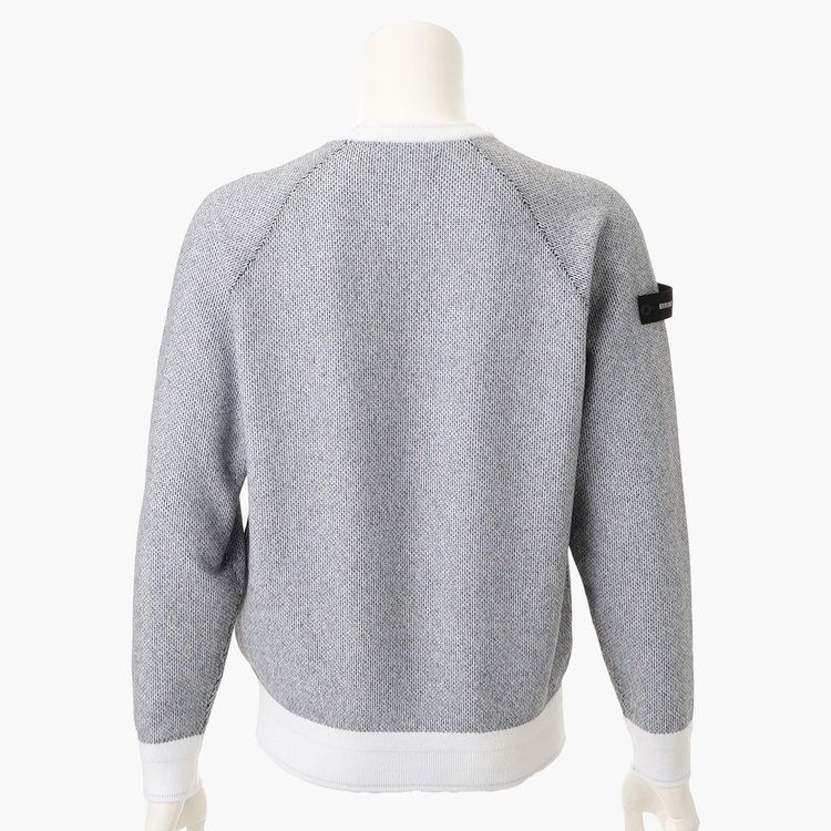 MEN’S BIRDS EYE LOGO CREWNECK KNIT | ニット | ホワイト | メンズ | ゴルフウェア