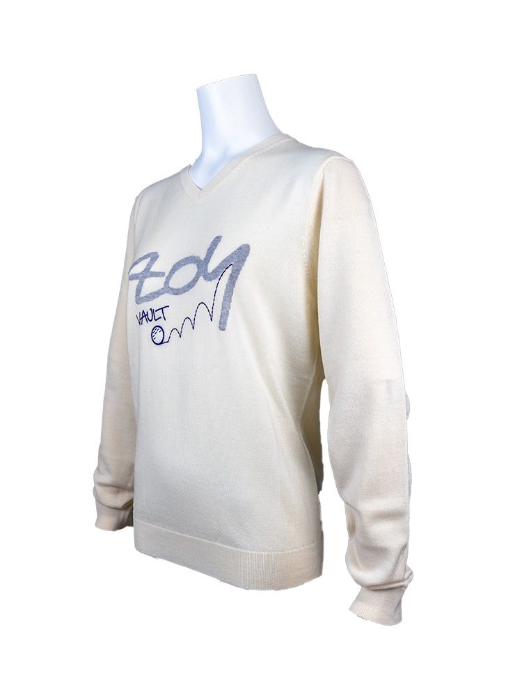 Vネックセーター | オフホワイト | レディース | ゴルフウェア