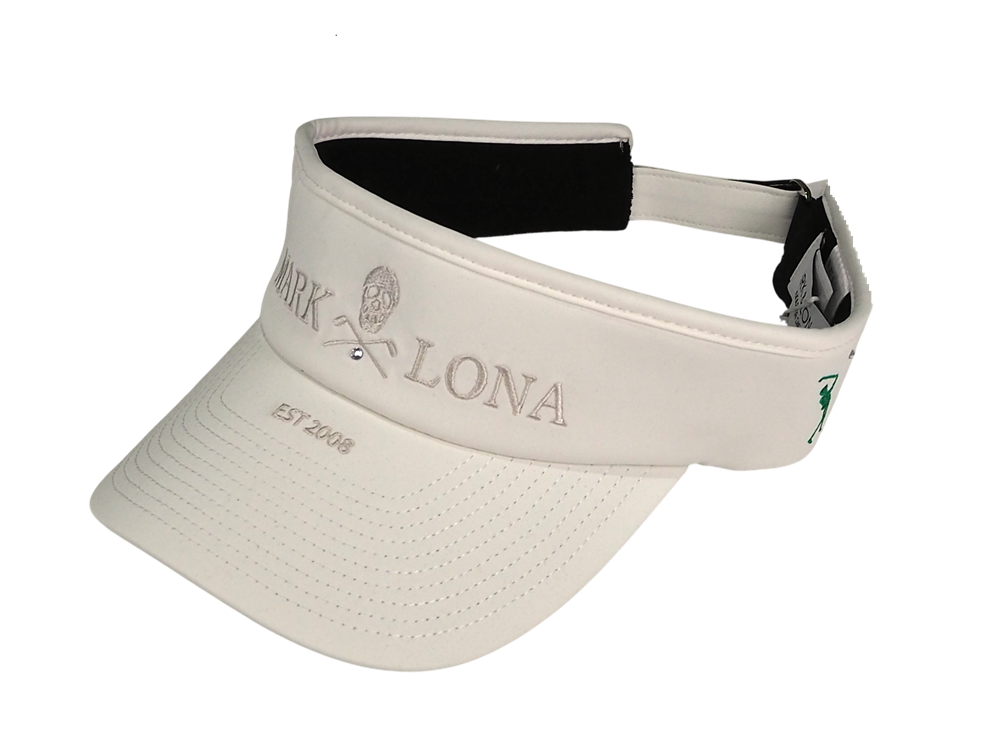 Iron Skull Crystal Accent Visor | サンバイザー | アイボリー | ユニセックス | ゴルフ