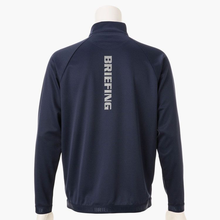 REF MEN'S HEM LOGO LS HALFZIP（リラックスフィット） | ネイビー | メンズ | ゴルフウェア