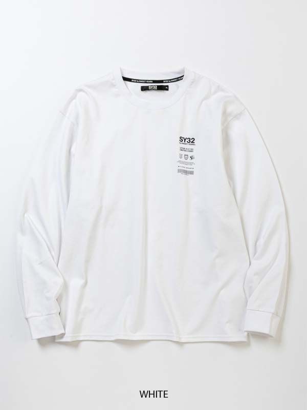VERTICAL MULTI MINI LOGO L/S TEE | Tシャツ | ホワイト | メンズ