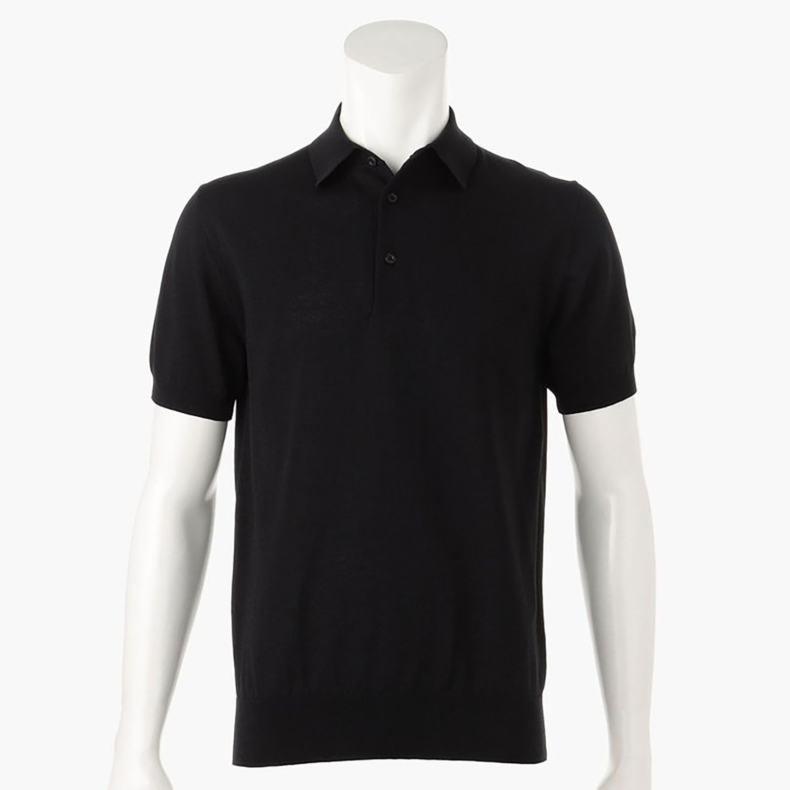 BRIEFING GOLF - MENS WASHABLE HS KNIT POLO | ポロシャツ | ブラック