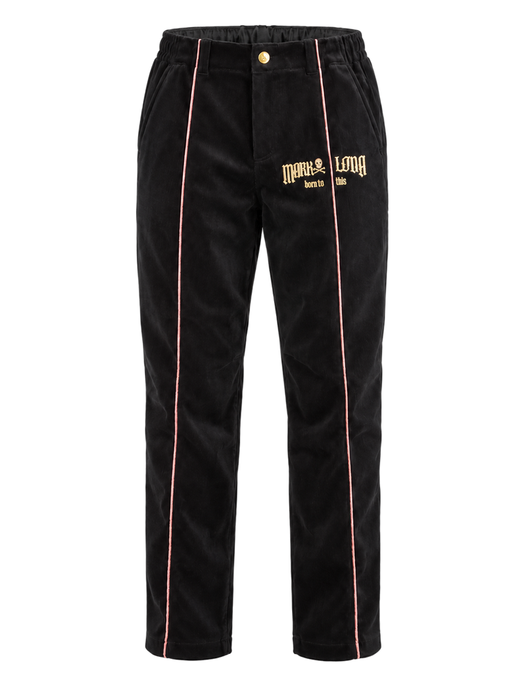 Fraktur Corduroy Jersey Pants | ロングパンツ | ブラック | メンズ | ゴルフウェア