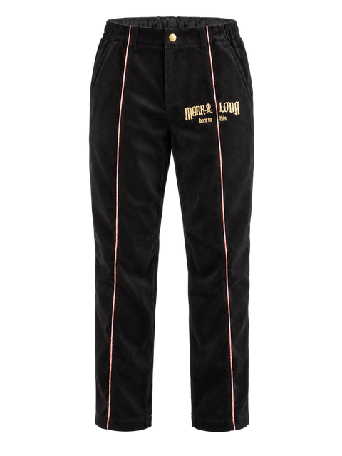 Fraktur Corduroy Jersey Pants | ロングパンツ | ブラック | メンズ | ゴルフウェア
