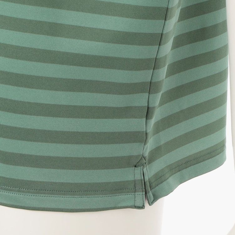 MEN’S SHADOW STRIPE HIGHNECK （リラックスフィット） | ハイネックシャツ | グリーン | メンズ | ゴルフウェア
