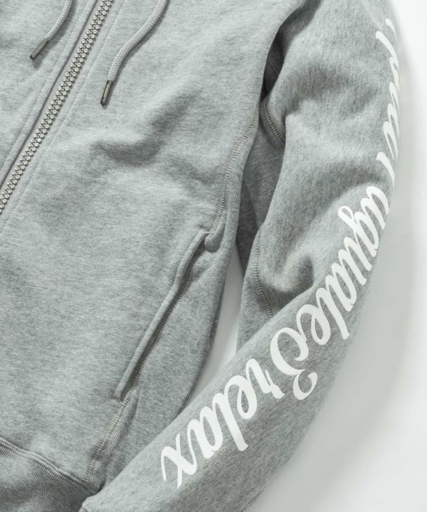 GLITTER ZIP HOODIE | パーカー | ブラック | メンズ