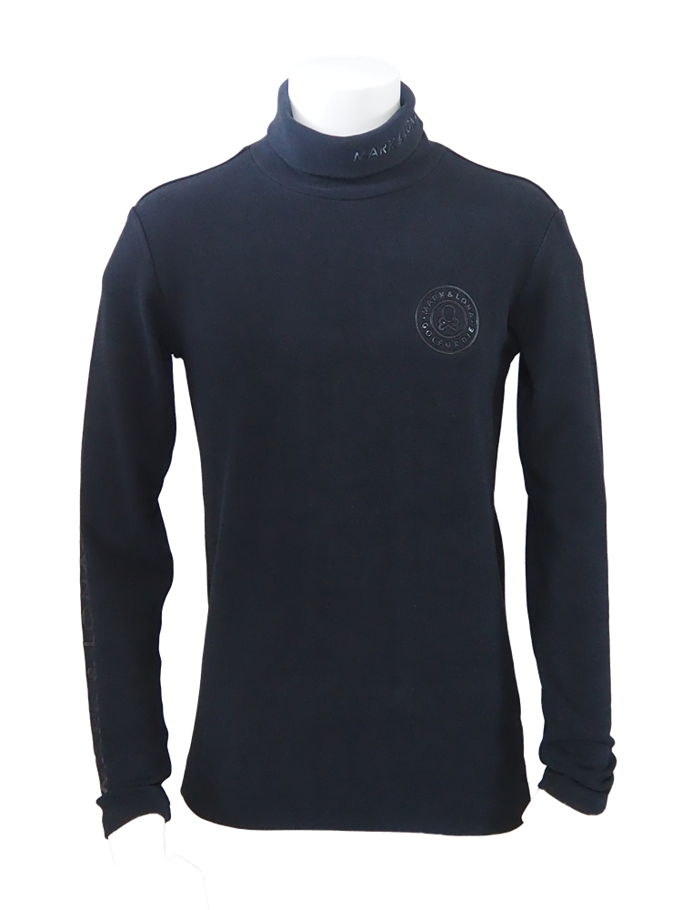 ICN Mock Neck Layer | Tシャツ | ブラック | メンズ | ゴルフウェア