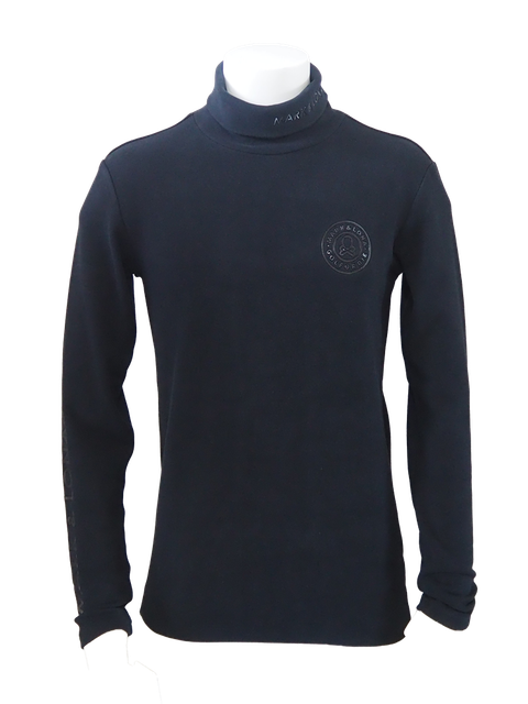 ICN Mock Neck Layer | Tシャツ | ブラック | メンズ | ゴルフウェア