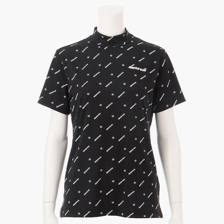 WOMENS MONOGRAM HIGH NECK | ハイネックシャツ | ブラック | レディース | ゴルフウェア