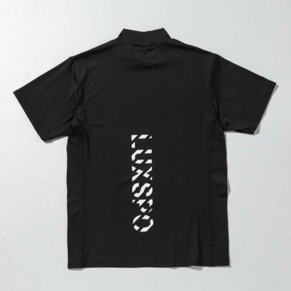 スポーツロゴモックネック半袖Tシャツ | モックネック | Tシャツ | ブラック | メンズ | ゴルフウェア