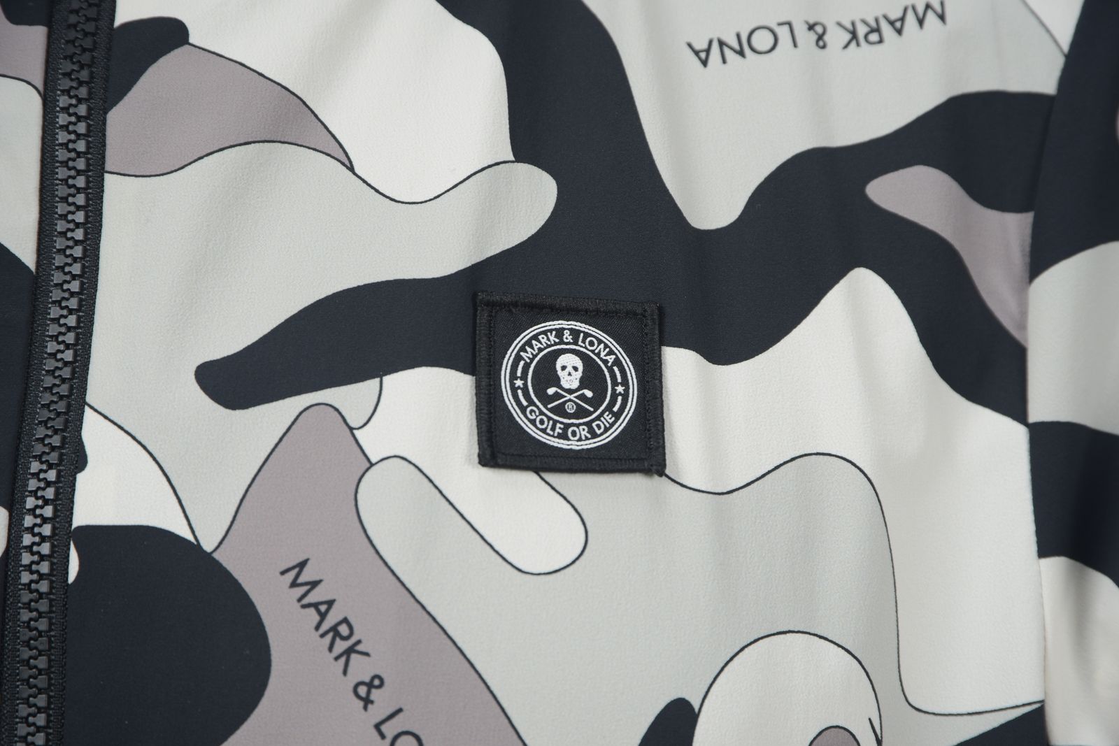 Milo Camo Jacket | ジップアップブルゾン | ブラック | メンズ | ゴルフウェア