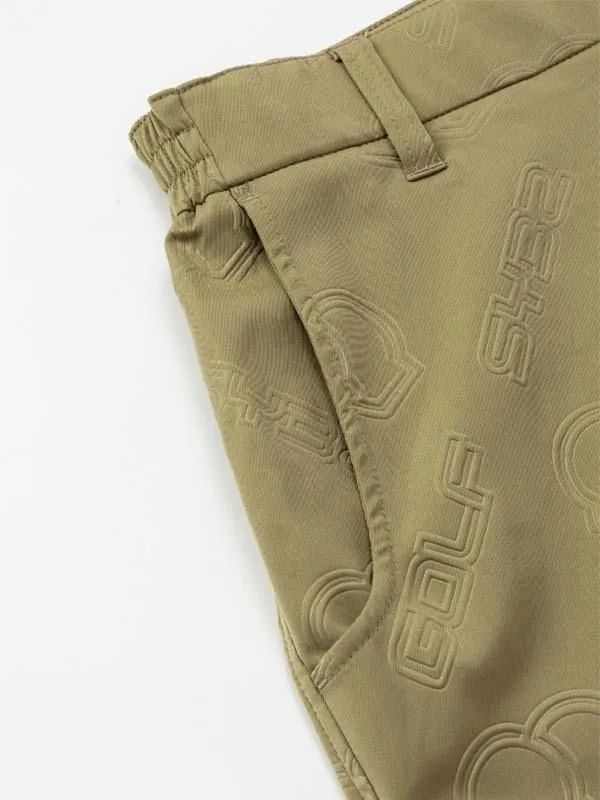 BACK EMBOSS LONG PANTS | ロングパンツ | ベージュ | メンズ | ゴルフウェア