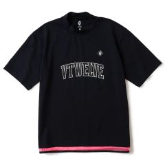 SNEAK MOCK | モックネックTシャツ | ブラック | メンズ | ゴルフウェア