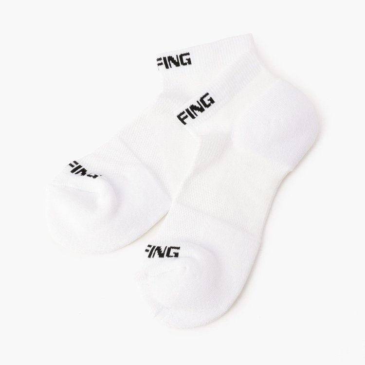 MENS CORDURAⓇ SHORT SOCKS | メンズ コーデュラ ショート ソックス | 靴下 ゴルフウェア | WHITE ホワイト