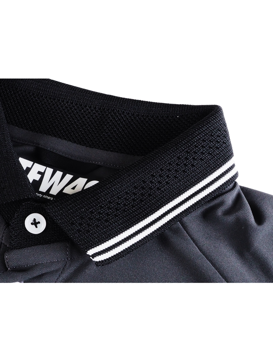 LINE SLEEVE POLO | ポロシャツ | チャコール×チャコール | メンズ | ゴルフウェア