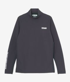 WARM MOCKNECK L/S T | モックネックシャツ | チャコール×グリーン | メンズ | ゴルフウェア