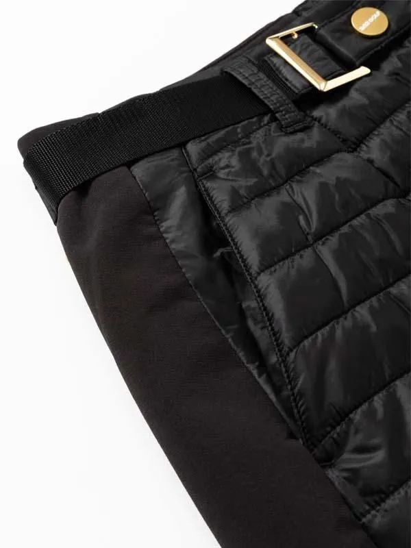 QUILT ＆ STORM FLEECE COMBI SKIRT | スカート | ブラック | レディース | ゴルフウェア