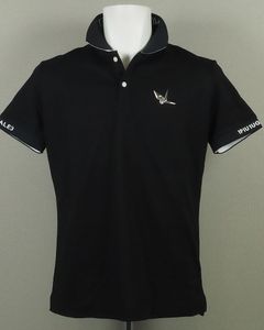 COLLAR RIB LOGO S/S POLO | ポロシャツ | ブラック | メンズ | ゴルフウェア