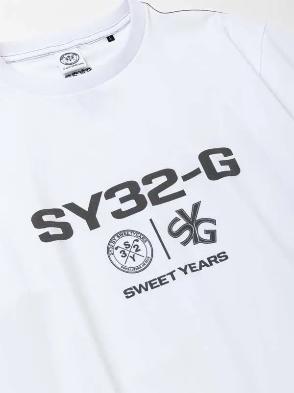 SY32-G MOCK TEE | モックネック Tシャツ | ホワイト | メンズ | ゴルフウェア