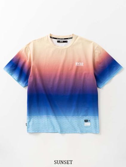 GRADATION LOGO TEE | Tシャツ | サンセット | メンズ | ゴルフウェア
