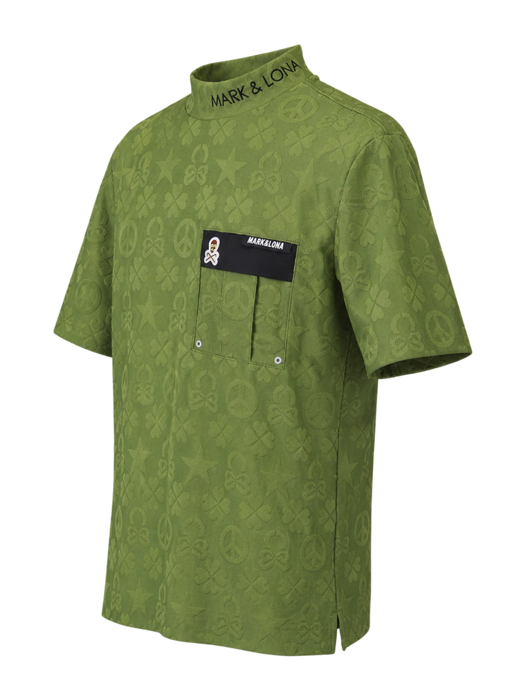 Imperial Jacquard Mock Tee | MEN | Tシャツ | カーキ | メンズ | ゴルフウェア