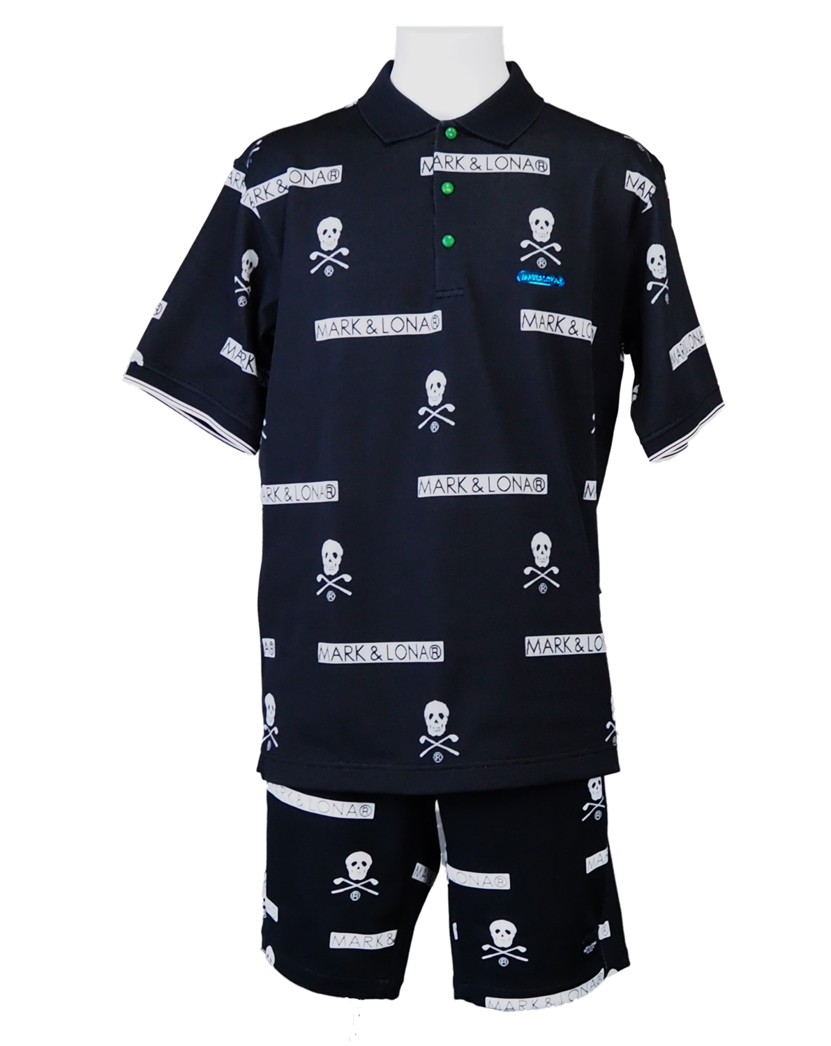 Pixel Polo | ポロシャツ | ブラック | メンズ | ゴルフウェア