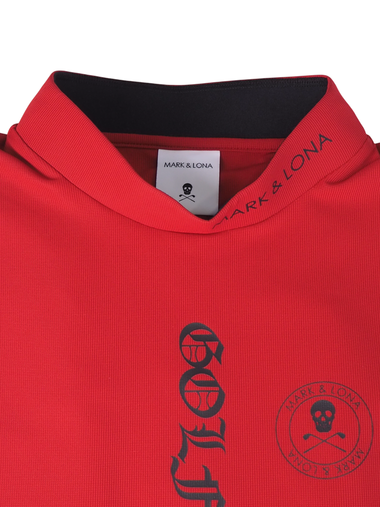 Croce Waffle Mock Neck Tee | MEN | Tシャツ | レッド | メンズ | ゴルフウェア
