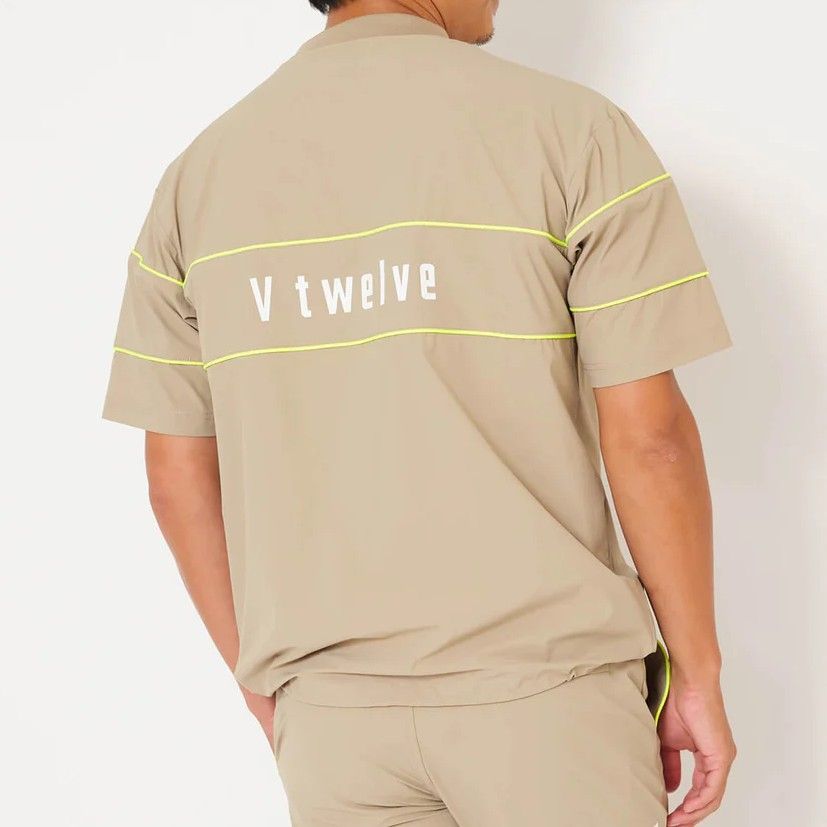 NEON L MOCK | モックネックTシャツ | ベージュ | メンズ | ゴルフウェア