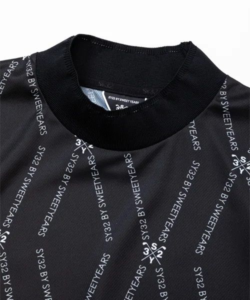 MESH QD LIGHT GRAPHIC MOCK | Tシャツ | ブラック | メンズ | ゴルフウェア