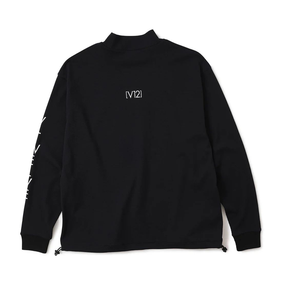 v12 モックネック シャツ V12 - RELAX L/S MOCK | モックネックシャツ | ブラック