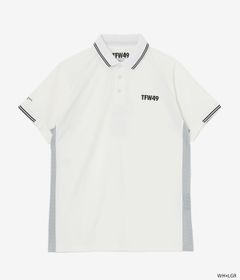 LINE SLEEVE POLO | ポロシャツ | ホワイト×ライトグレー | メンズ | ゴルフウェア