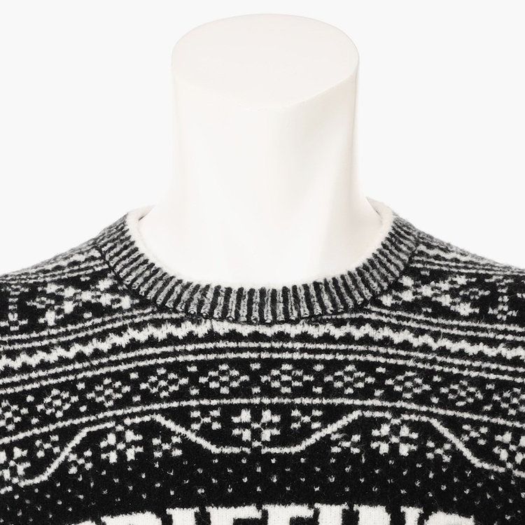 HOL MEN’S FAIR ISLE CREWNECK KNIT | ニット | ブラック | メンズ | ゴルフウェア