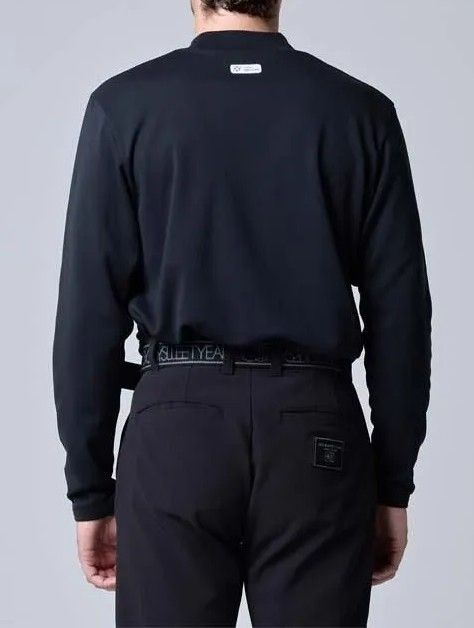ALPINE DRY L/S MOCK | モックネックシャツ | ブラック | メンズ | ゴルフウェア