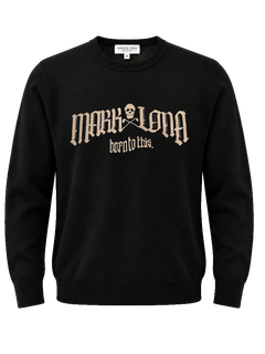 Fraktur Shimmer Crewneck Knit | セーター | ブラック | メンズ | ゴルフウェア