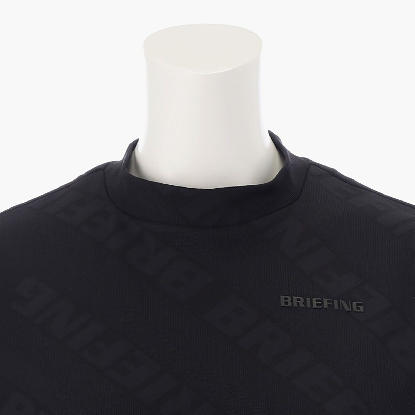SH WOMENS BIAS LOGO HIGH NECK | ハイネック | モックネック | ブラック | レディース | ゴルフウェア