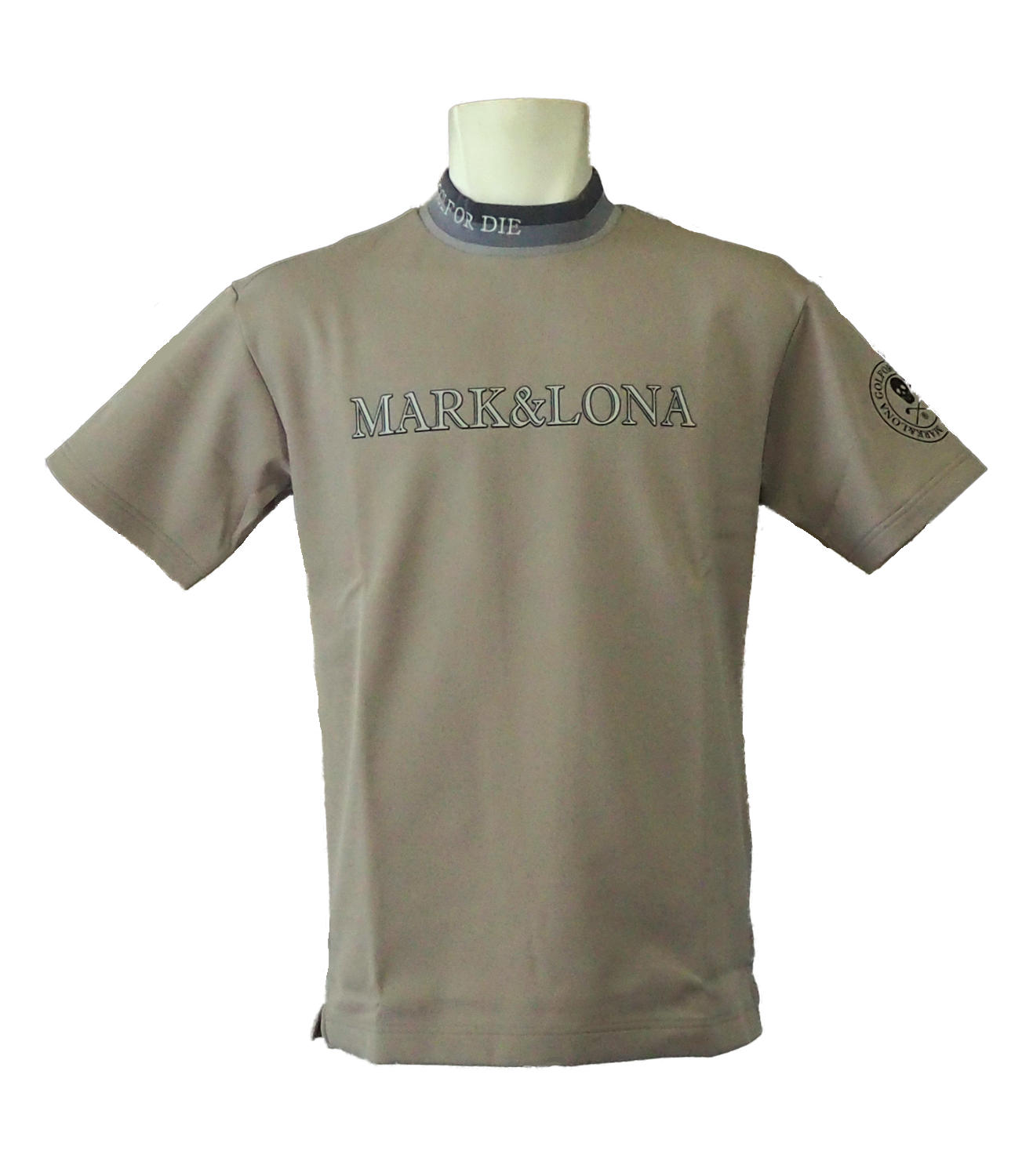 Atlantis Mock Tee | モックネックシャツ | ベージュ | メンズ | ゴルフウェア
