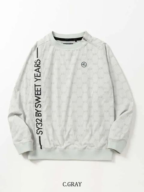 FLOCKY WOVEN STRECH PISTE SHIRTS | プルオーバーシャツ | ライトグレー | メンズ | ゴルフウェア