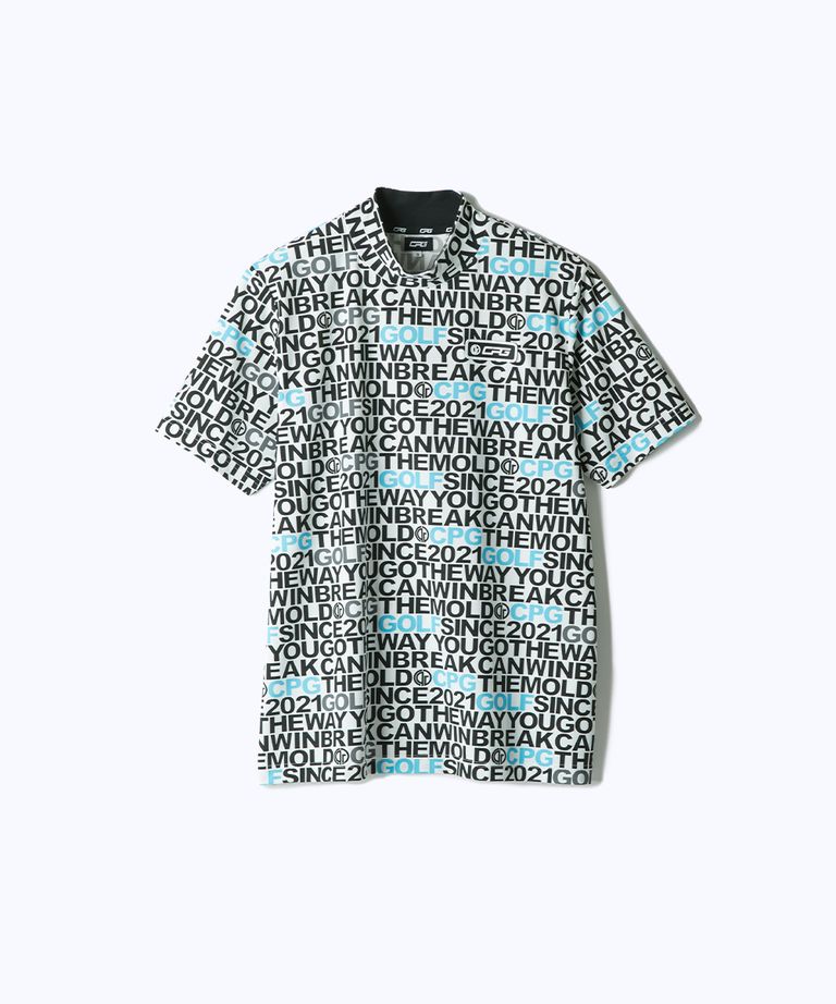 おこげ CPG GOLF シーピージーゴルフ モックネックシャツ CPG GOLF - Back logo mock neck | バッグロゴモックネック