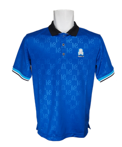 Ever Monogram Embossed Polo | ポロシャツ | ブルー | メンズ | ゴルフウェア