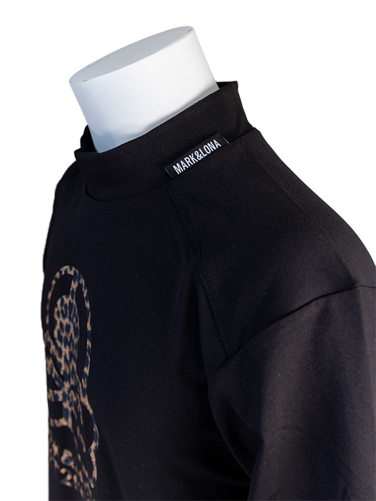 ELMT Performance Mock Neck | Tシャツ | ブラック | メンズ | ゴルフウェア