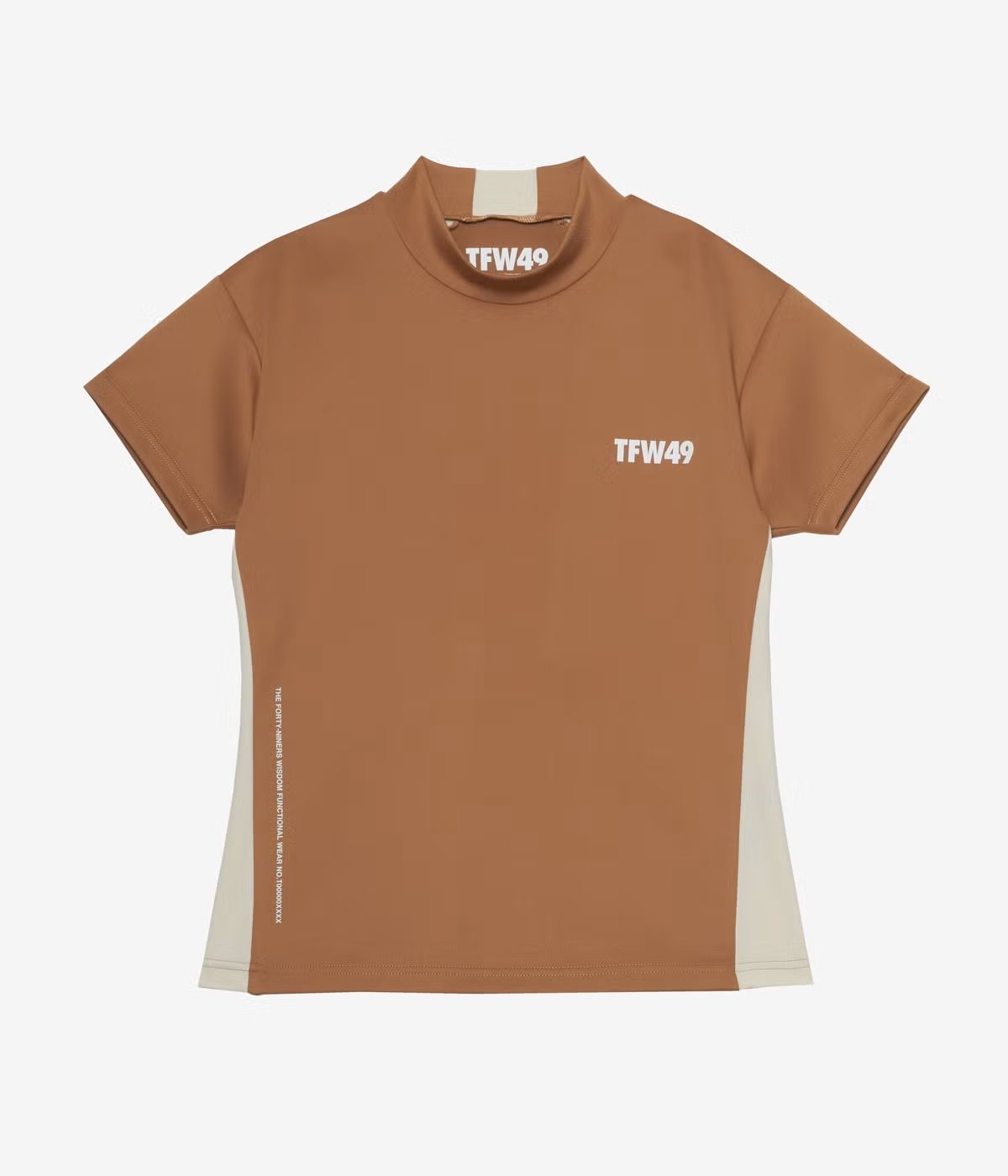 SHORT SLEEVE MOCK NECK | モックネックシャツ | ベージュ | レディース | ゴルフウェア